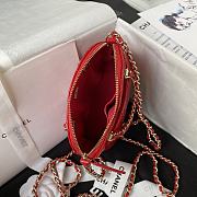 Chanel Handbag Red AS3354 Size11x16.5x5.5cm - 3