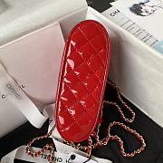 Chanel Handbag Red AS3354 Size11x16.5x5.5cm - 5