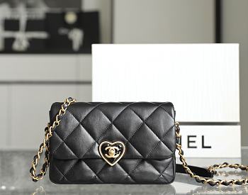 Chanel Should Bag Black 230816C Size21x14x7cm