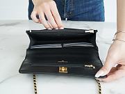 Chanel Should Bag Black 230818A Size12x19x3cm - 5