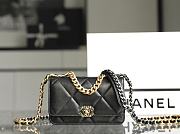 Chanel Should Bag Black 230818C Size12x19x3cm - 1