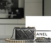 Chanel Should Bag Black 230818C Size12x19x3cm - 3