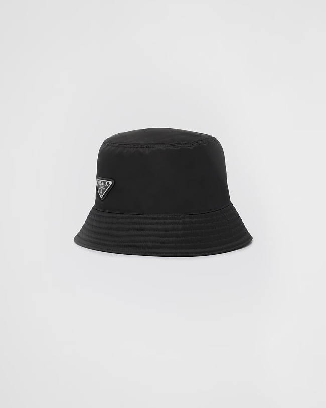 Prada Re-Nylon Bucket Hat Black - 1