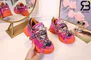 Gucci Flashtrek Sneakers With Removable Crystals Orange - 5