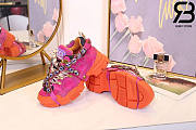 Gucci Flashtrek Sneakers With Removable Crystals Orange - 4