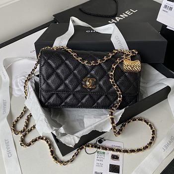 Chanel Should Bag Black AP3318 Size19xxcm