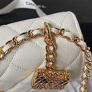 Chanel Should Bag White AP3318 Size19xxcm - 4