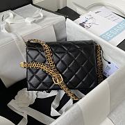 Chanel Should Bag Black AS3994A Size14x21x10cm - 4
