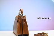 Fendi Peekaboo ISeeU Medium Brown Size 33x25x12CM - 4