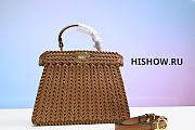 Fendi Peekaboo ISeeU Medium Brown Size 33x25x12CM - 2