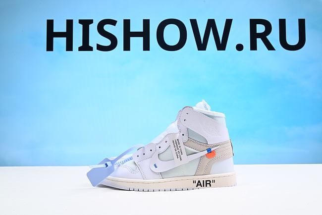 Air Jordan 1 Retro High Off-White White AQ0818-100 - 1