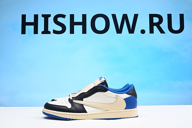 Air Jordan 1 Low Blue Travis Scott Fragment DM7866-140 - 1