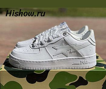 A Bathing Ape Bape Sta Low White