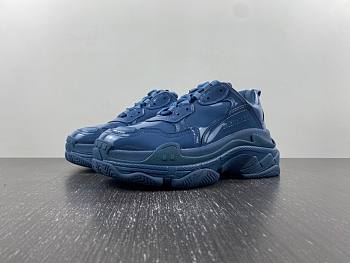 Balenciaga Triple S Rubber Sneaker Blue 734954 W2PAA 4000