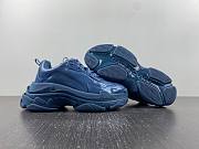 Balenciaga Triple S Rubber Sneaker Blue 734954 W2PAA 4000 - 4