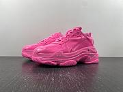Balenciaga Triple S Rubber Sneaker Pink  734953 W2PAA 5000 - 1