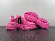 Balenciaga Triple S Rubber Sneaker Pink  734953 W2PAA 5000 - 6