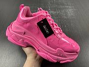 Balenciaga Triple S Rubber Sneaker Pink  734953 W2PAA 5000 - 3