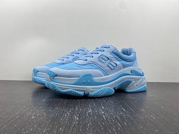 Balenciaga Wmns Triple S Eggshell Sand Blue