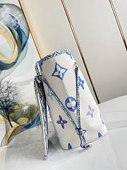 Louis Vuitton Neverfull Bag Blue 31x28x14cm - 4