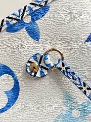 Louis Vuitton Neverfull Bag Blue 31x28x14cm - 5