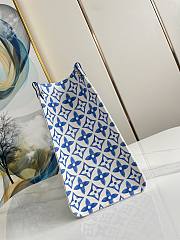 Louis Vuitton OnTheGo Bag Blue Size 35x27x14CM - 5