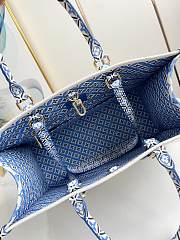 Louis Vuitton OnTheGo Bag Blue Size 35x27x14CM - 6