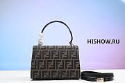 Fendi Zucca Pattern Handbag Brown Golden Size 29x21x11CM - 2