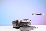 Dior Lady Tote Metallic Grey Cannage Size 24x12x20CM - 6