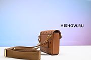 MCM Patricia Crossbody in Visetos Brown 21x14x5CM - 2