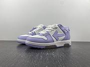 OFF-WHITE Out Of Office Calf Leather White Lilac - 1