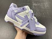 OFF-WHITE Out Of Office Calf Leather White Lilac - 3
