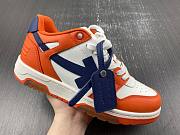 OFF-WHITE Out Of Office OOO Low Tops White Orange Blue - 3