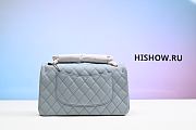 Chanel Classic Flap Bag Light Blue 25CM - 4