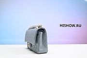 Chanel Classic Flap Bag Light Blue 25CM - 3
