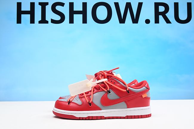 Nike Dunk Low Off-White University Red CT0856-600 - 1