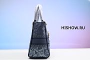 Dior Lady D-Lite Bag Denim Blue 24 x 21 x 12 cm - 6