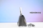 Balenciaga Bag Hourglass Silver  - 6