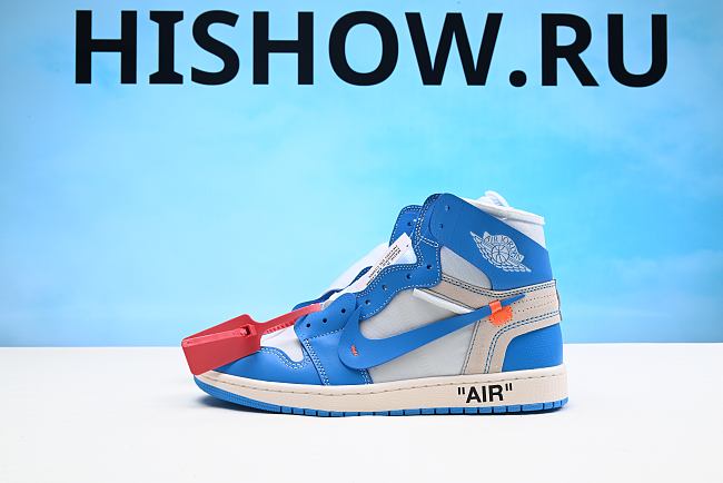 Air Jordan 1 Retro High Off-White University Blue AQ0818-148 - 1