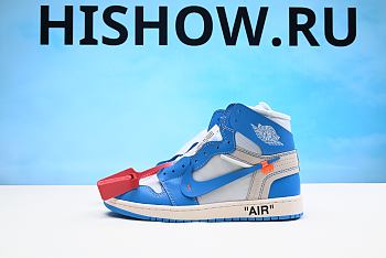 Air Jordan 1 Retro High Off-White University Blue AQ0818-148