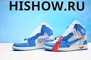 Air Jordan 1 Retro High Off-White University Blue AQ0818-148 - 4