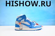 Air Jordan 1 Retro High Off-White University Blue AQ0818-148 - 2