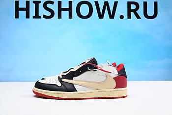 Air Jordan 1 Retro Low OG SP Travis Scott Black Red DM7866-166