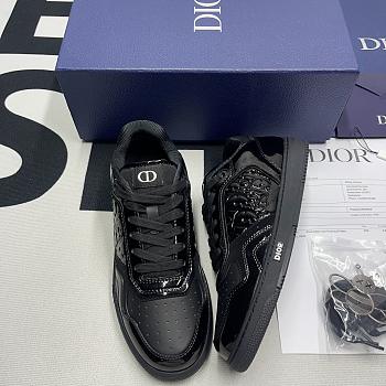 Dior B27 Low Black Dior Oblique Patent