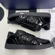 Dior B27 Low Black Dior Oblique Patent - 3