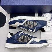 Dior B27 Low Blue Cream Dior Gray Beige Black Dior Oblique Jacquard - 4