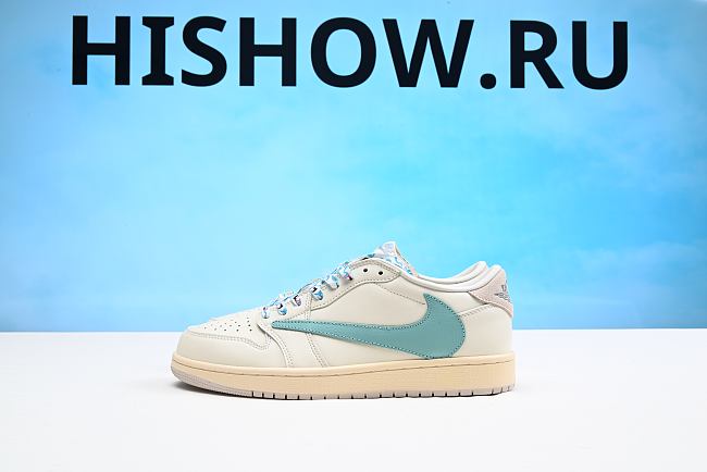 Air Jordan 1 Retro Low Travis Scott Green Toe DM7866-102 - 1