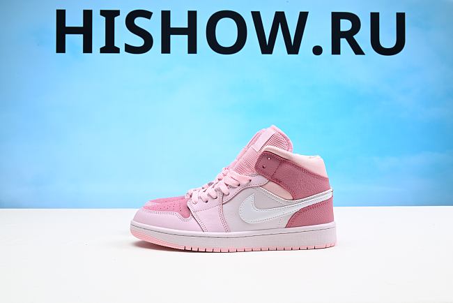 Air Jordan 1 Mid Digital Pink CW5379-600 - 1