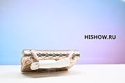 Chanel Flap Bag Metallic Lambskin Rose 20x12x6cm - 4