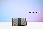 Gucci Ophidia Continental Wallet Beige Size 19x10x3cm - 2